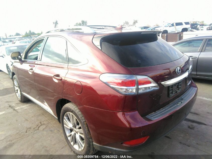2014 LEXUS RX 450H JTJBC1BA0E2068531