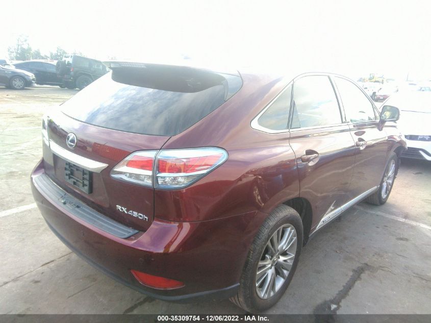 2014 LEXUS RX 450H JTJBC1BA0E2068531