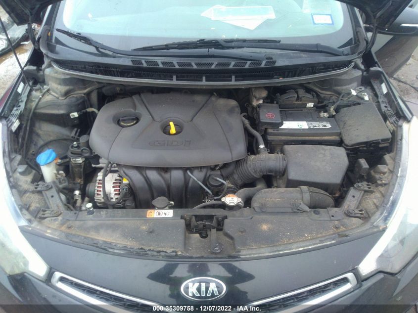 2016 KIA FORTE KOUP EX KNAFX6A86G5574903