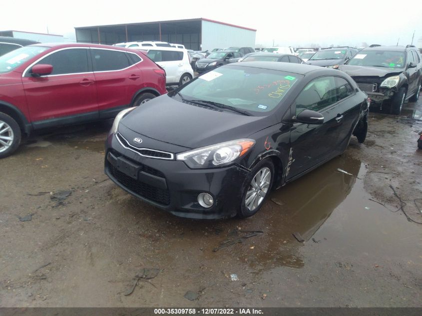 2016 KIA FORTE KOUP EX KNAFX6A86G5574903