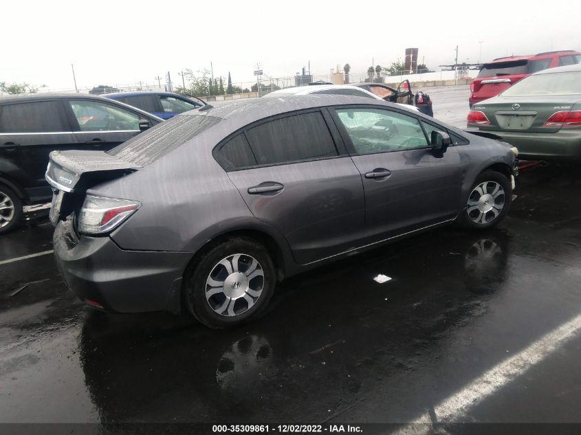 2014 HONDA CIVIC HYBRID 19XFB4F20EE200802