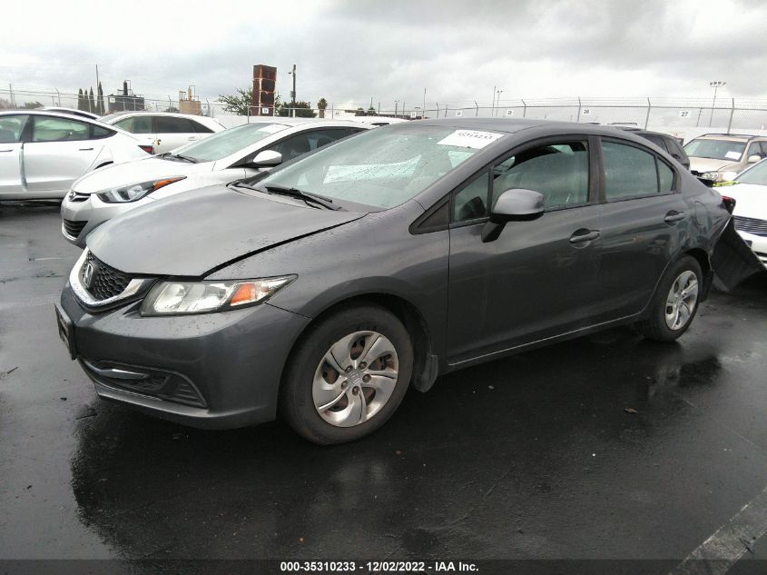 2013 HONDA CIVIC SDN LX 19XFB2F58DE285059
