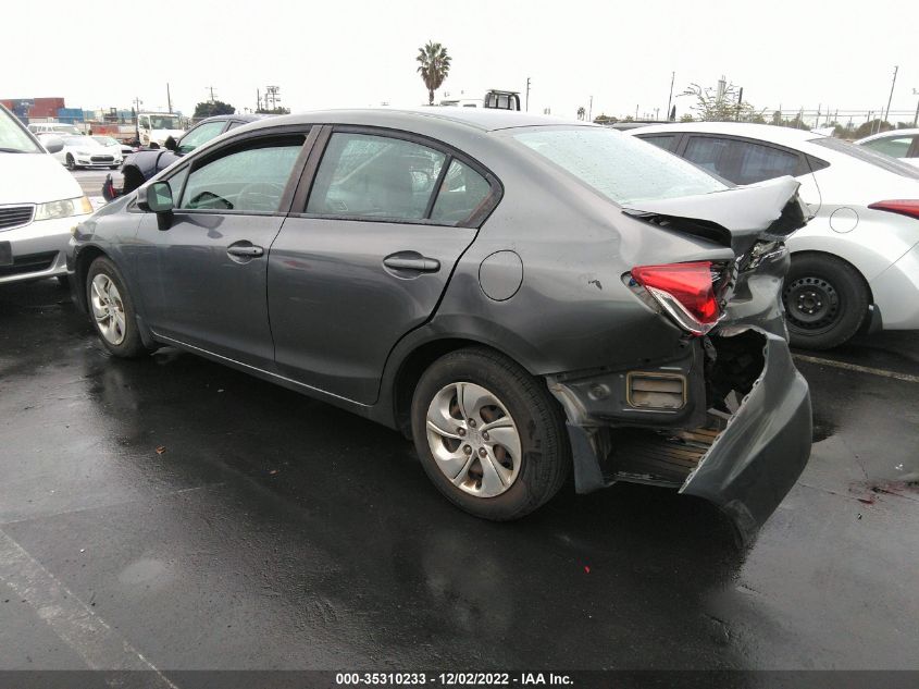2013 HONDA CIVIC SDN LX 19XFB2F58DE285059