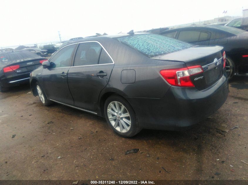2013 TOYOTA CAMRY HYBRID LE/XLE 4T1BD1FK1DU066241