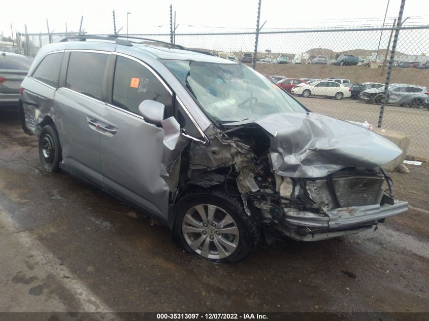 Lot #2539240993 2016 HONDA ODYSSEY EX-L salvage car