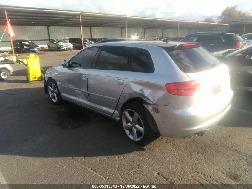 2013 AUDI A3 PREMIUM PLUS WAUKJAFM3DA031102