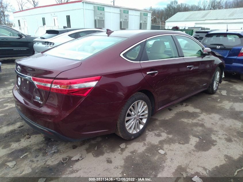 2014 TOYOTA AVALON HYBRID LIMITED/XLE TOURING 4T1BD1EB2EU018900