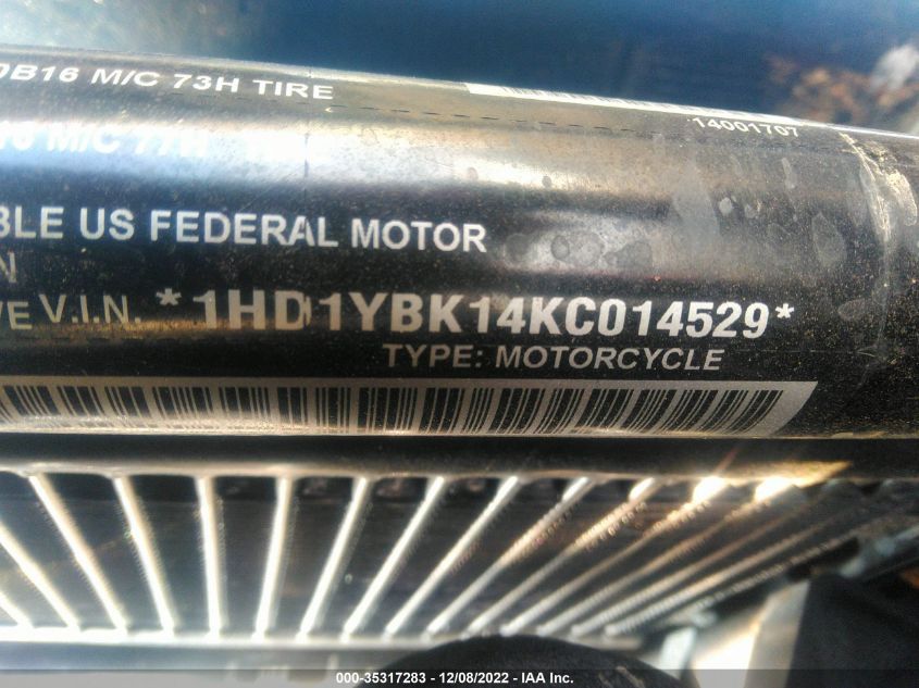 2019 HARLEY-DAVIDSON FLHCS 1HD1YBK14KC014529