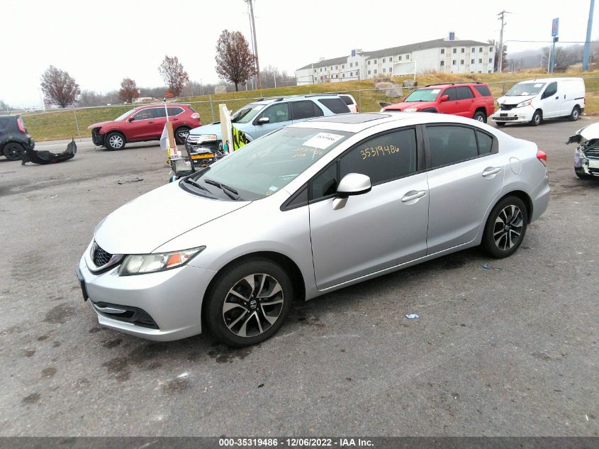 2013 HONDA CIVIC SDN EX 19XFB2F8XDE022436