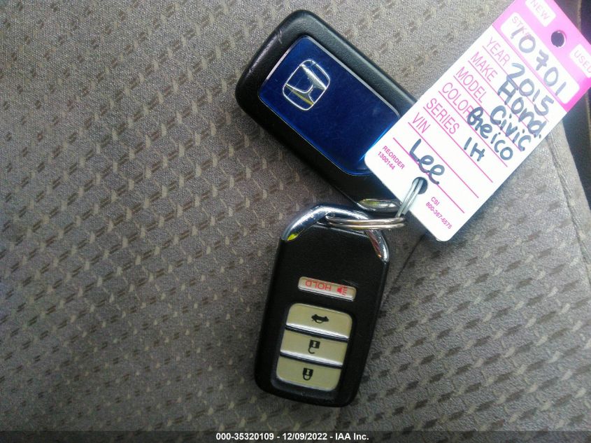 2015 HONDA CIVIC HYBRID 19XFB4F22FE000621