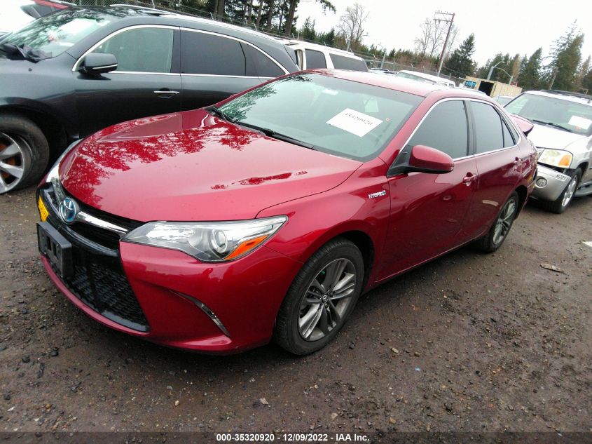 2015 TOYOTA CAMRY HYBRID LE/XLE/SE 4T1BD1FK0FU164843