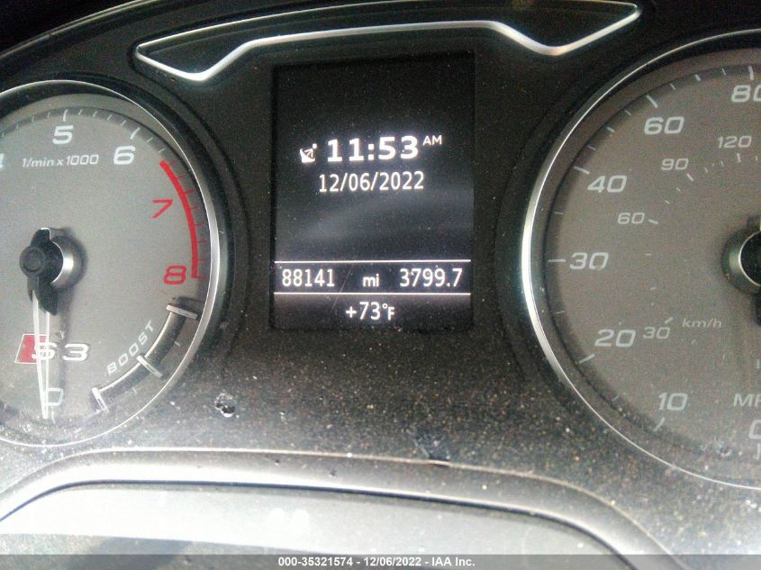 2015 AUDI S3 2.0T PRESTIGE WAUFFGFF5F1075693