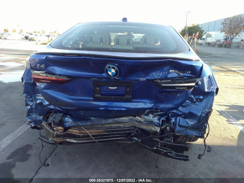 2023 BMW I4 EDRIVE40 WBY73AW04PFN81415