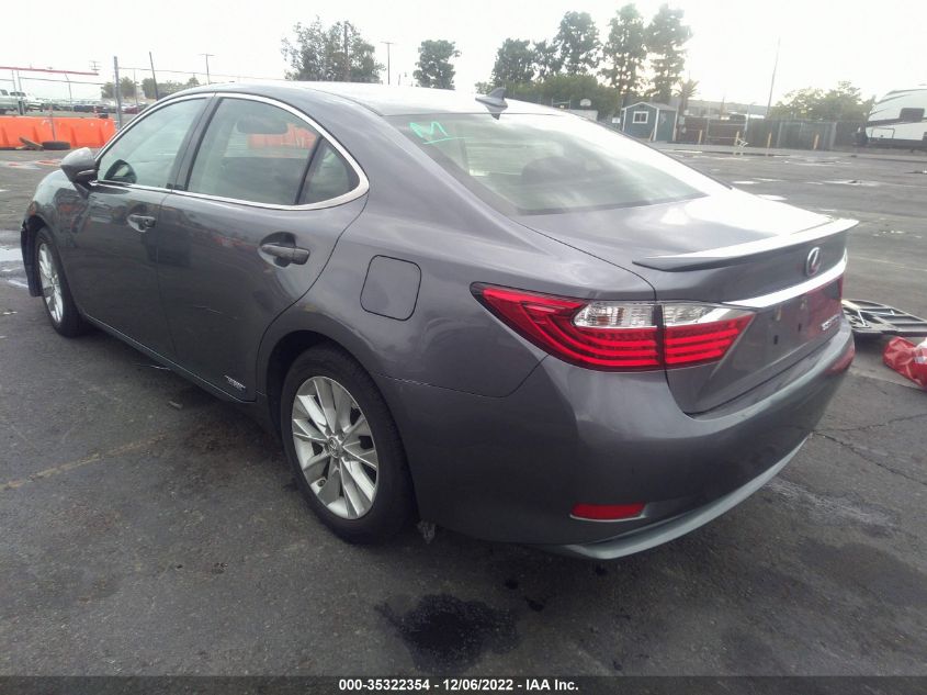 2014 LEXUS ES 300H HYBRID JTHBW1GG8E2041230