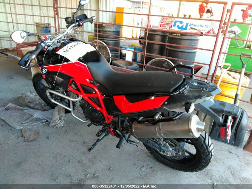2015 BMW F700 GS WB10B1101FZF86369