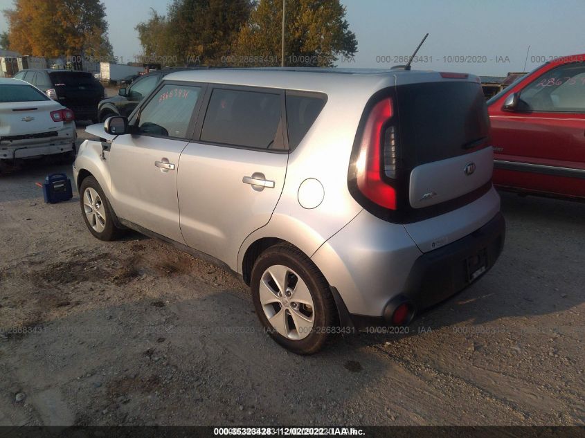 2014 KIA SOUL BASE KNDJN2A23E7720313