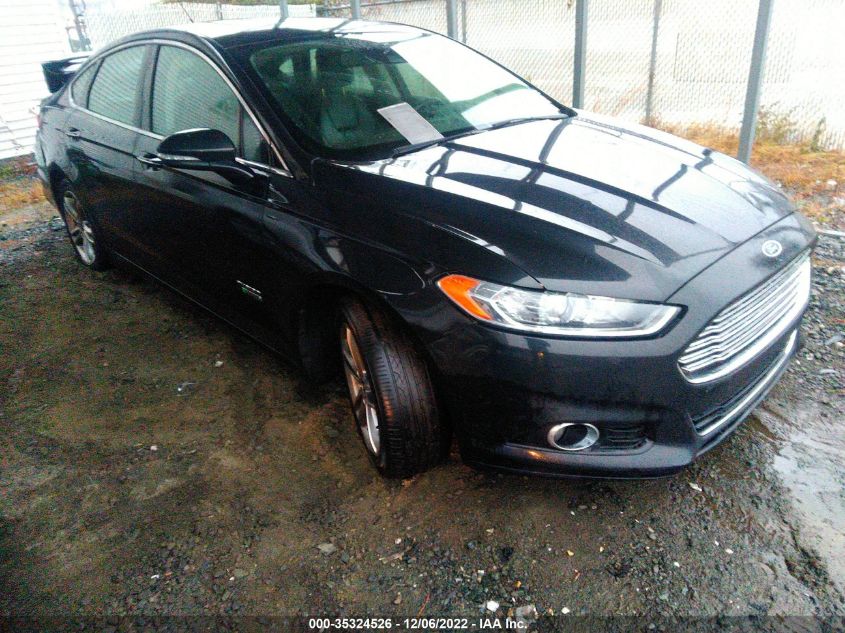 VIN 3FA6P0SU0FR210750 2015 FORD FUSION ENERGI no.1