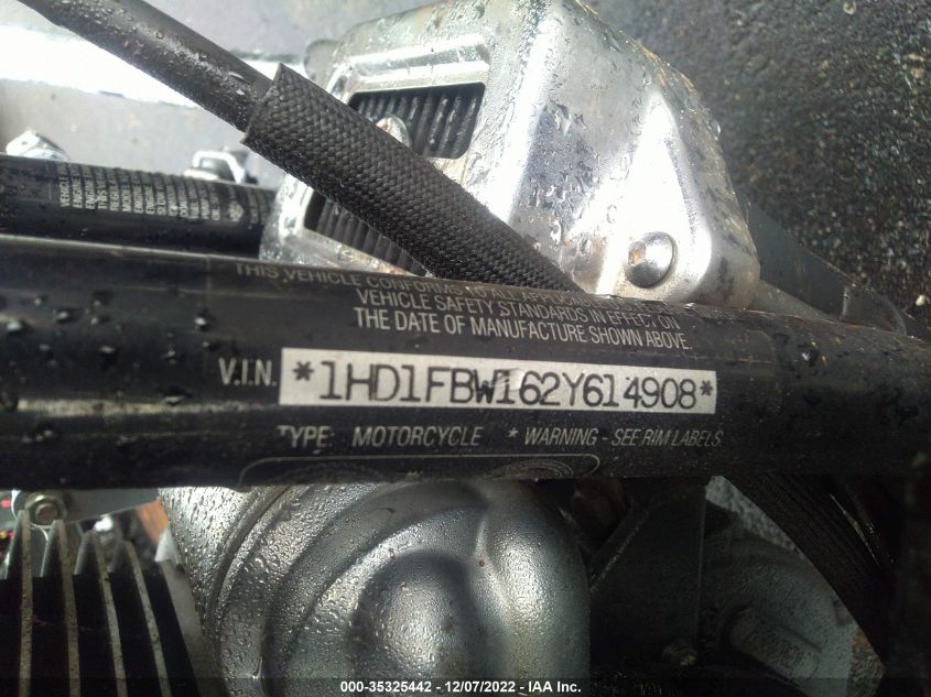 2002 HARLEY-DAVIDSON FLHRI 1HD1FBW162Y614908