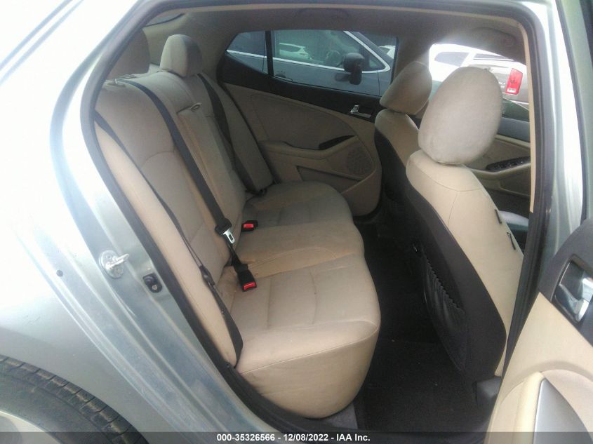 2014 KIA OPTIMA HYBRID LX KNAGM4AD8E5066573