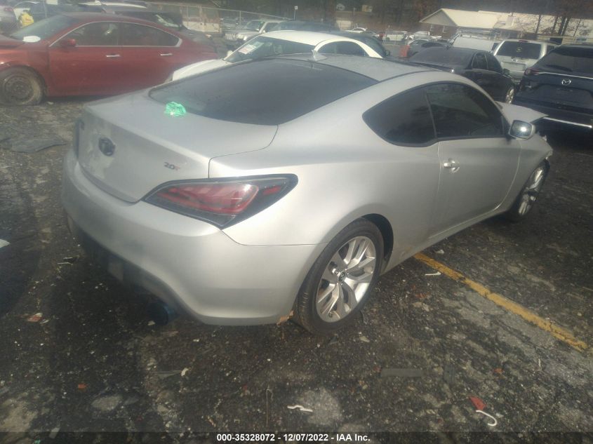 2013 HYUNDAI GENESIS COUPE 2.0T PREMIUM KMHHT6KD4DU102165