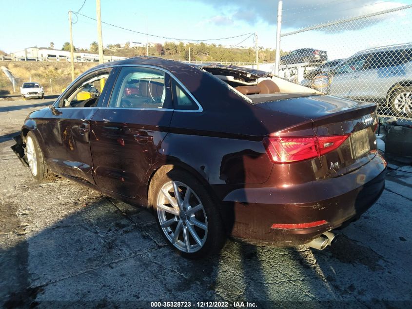 2015 AUDI A3 2.0 TDI PREMIUM PLUS WAUCJGFF9F1129627
