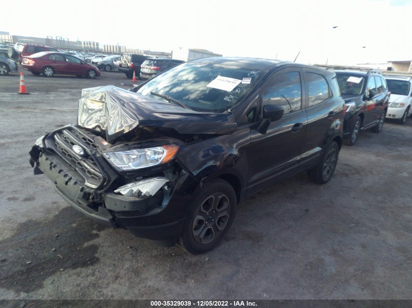 VIN MAJ3P1RE1JC208147 2018 FORD ECOSPORT S