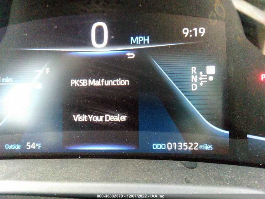 2022 TOYOTA MIRAI XLE/LIMITED JTDAAAAA8NA005933