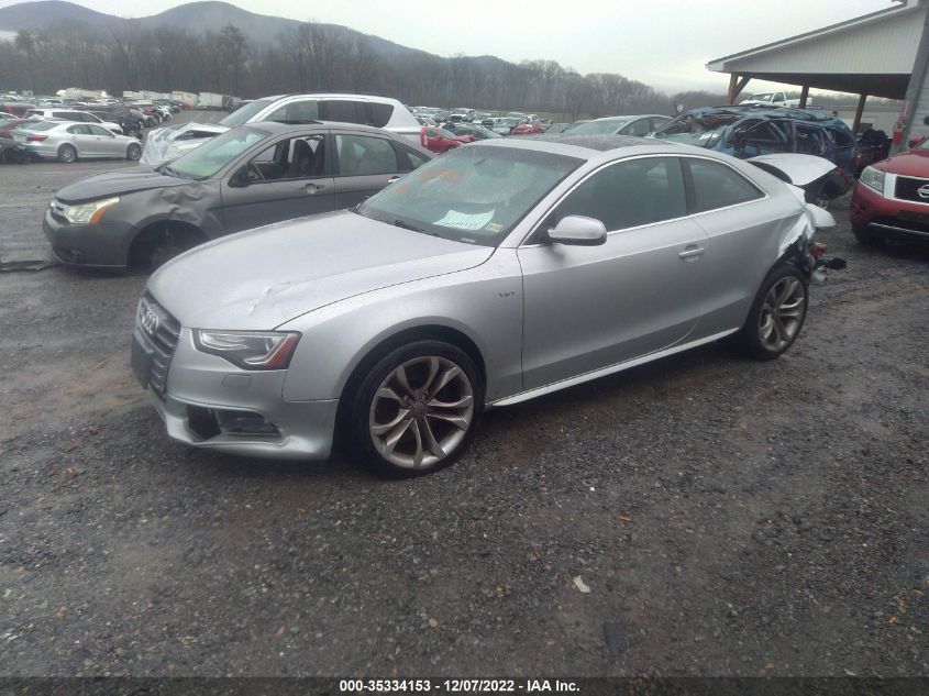 2013 AUDI S5 PREMIUM PLUS WAUCGAFR1DA003880