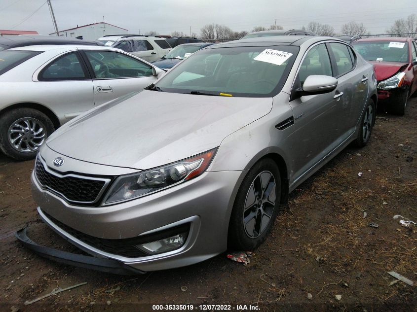 2013 KIA OPTIMA HYBRID EX KNAGM4AD4D5053611