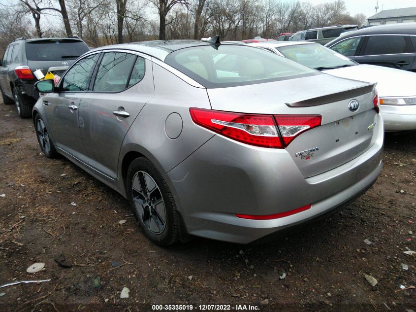 2013 KIA OPTIMA HYBRID EX KNAGM4AD4D5053611