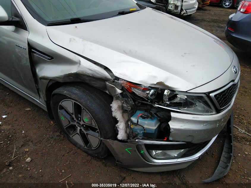 2013 KIA OPTIMA HYBRID EX KNAGM4AD4D5053611