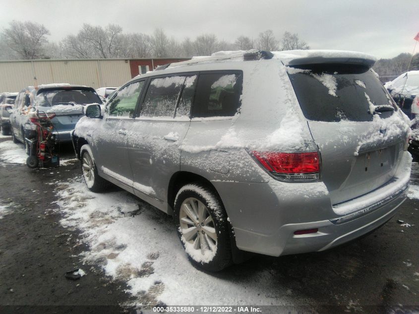 2013 TOYOTA HIGHLANDER HYBRID LIMITED JTEDC3EH7D2010961