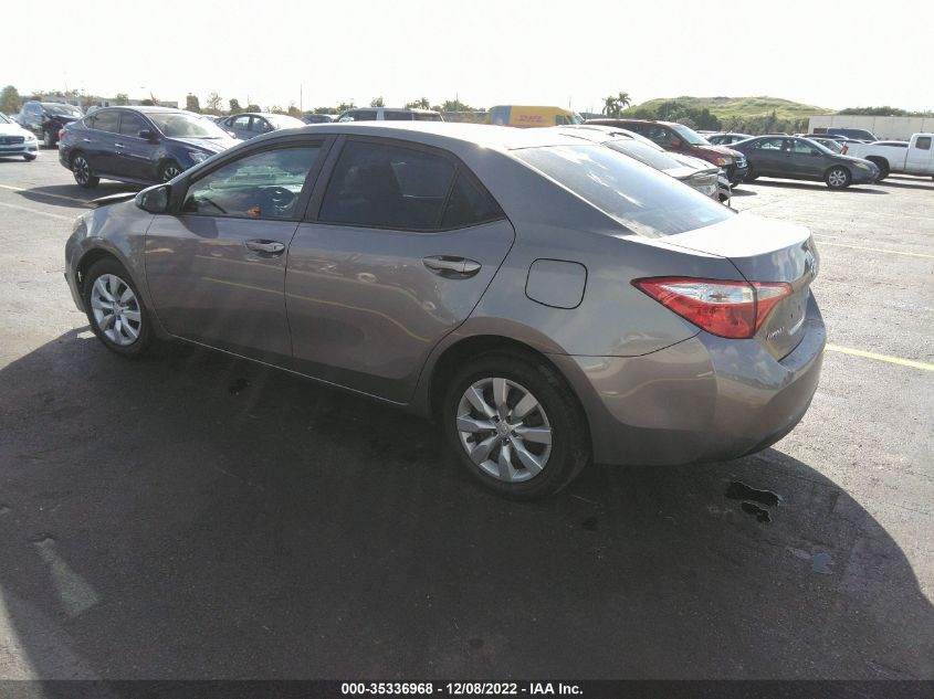 VIN 2T1BURHEXFC446219 2015 TOYOTA COROLLA no.3