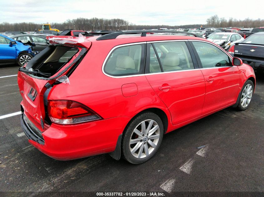 2014 VOLKSWAGEN JETTA SPORTWAGEN TDI W/SUNROOF - 3VWPL7AJ8EM614284