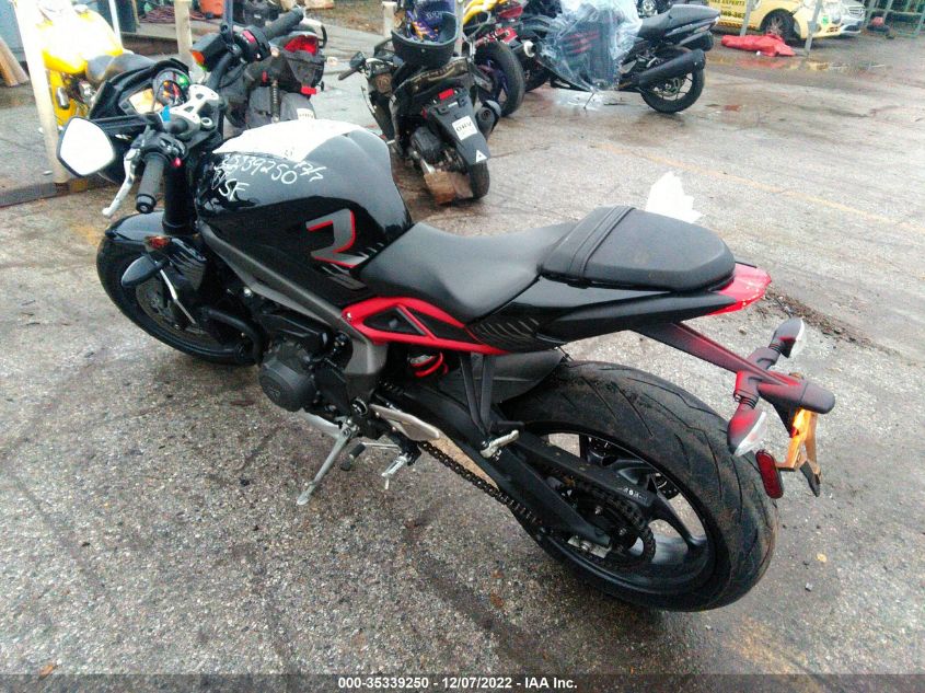 2022 TRIUMPH MOTORCYCLE STREET TRIPLE R (LRH) SMTA544D6NTAY6029