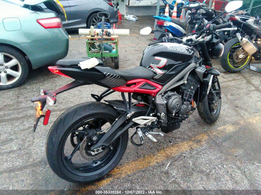 2022 TRIUMPH MOTORCYCLE STREET TRIPLE R (LRH) SMTA544D6NTAY6029