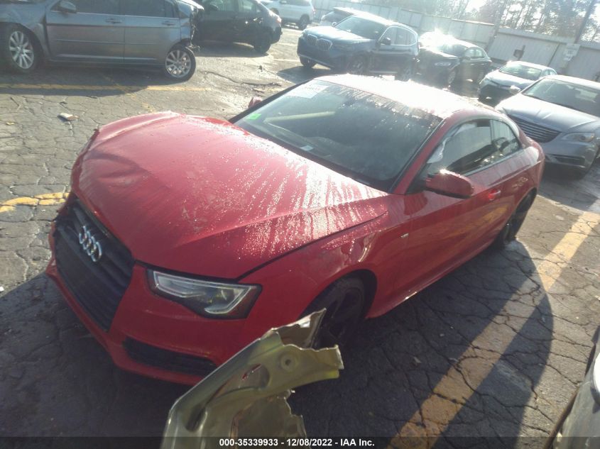 2015 AUDI A5 PREMIUM PLUS WAUMFAFR9FA024650