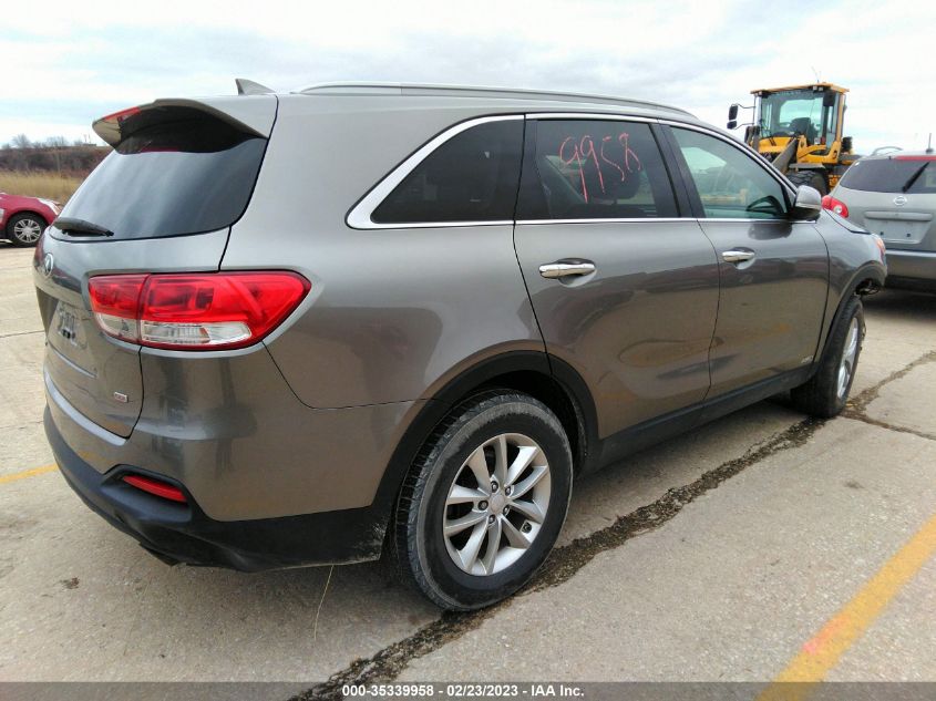2016 KIA SORENTO LX - 5XYPGDA30GG122615