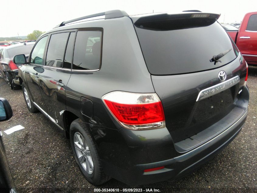 2013 TOYOTA HIGHLANDER 5TDBK3EH5DS279242
