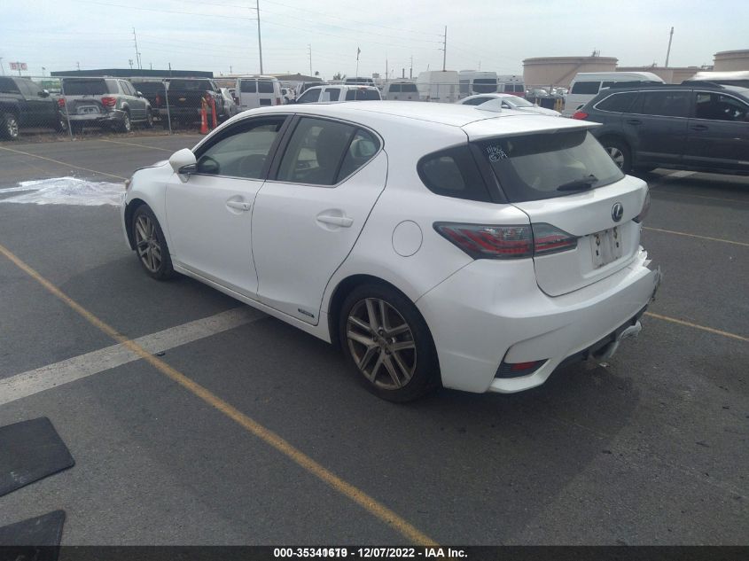 2015 LEXUS CT 200H HYBRID JTHKD5BH9F2217040