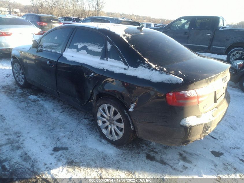 2014 AUDI A4 PREMIUM WAUBFAFL1EN007724