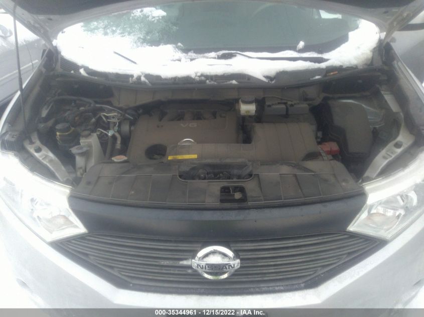 2014 NISSAN QUEST S JN8AE2KP8E9106733