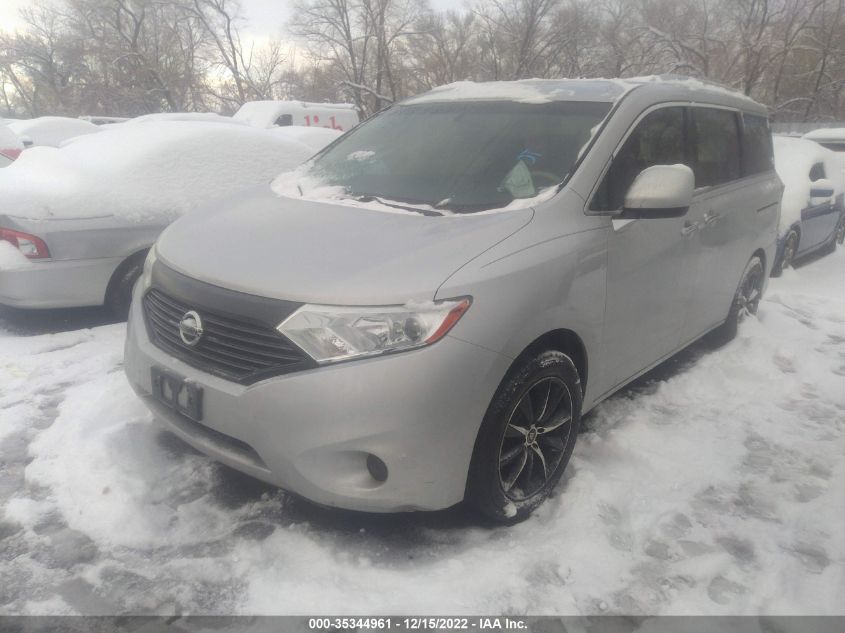 2014 NISSAN QUEST S JN8AE2KP8E9106733