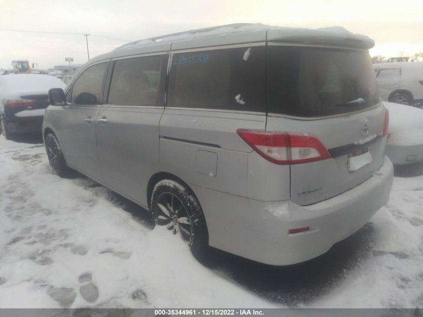2014 NISSAN QUEST S JN8AE2KP8E9106733