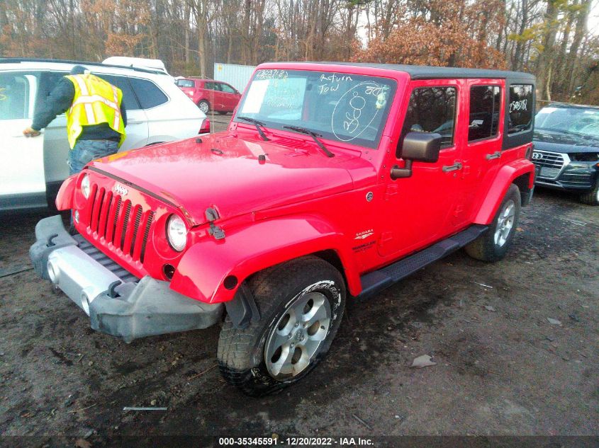 2015 JEEP WRANGLER UNLIMITED SAHARA 1C4BJWEG2FL566828