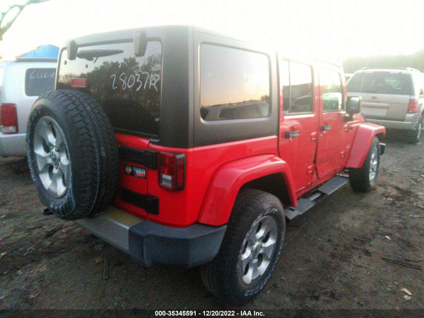2015 JEEP WRANGLER UNLIMITED SAHARA 1C4BJWEG2FL566828