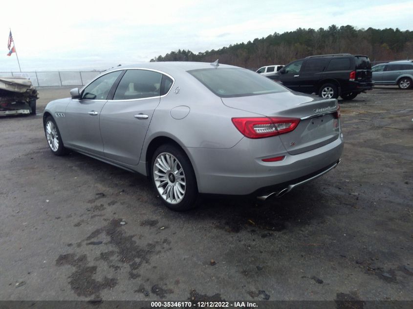 2014 MASERATI QUATTROPORTE S Q4 ZAM56RRA8E1076387