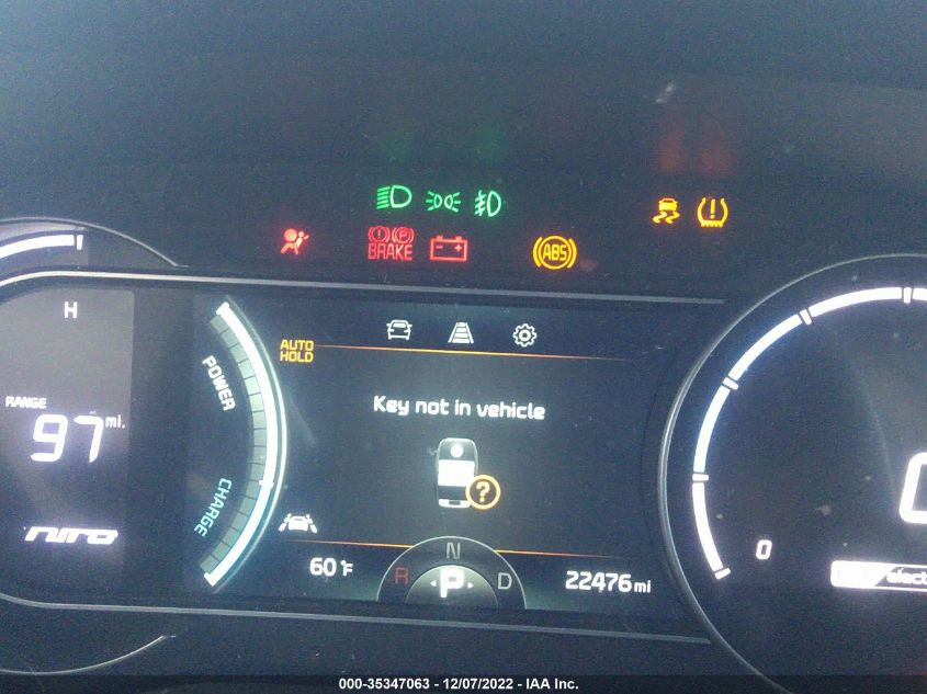 2020 KIA NIRO EV EX KNDCC3LGXL5074502