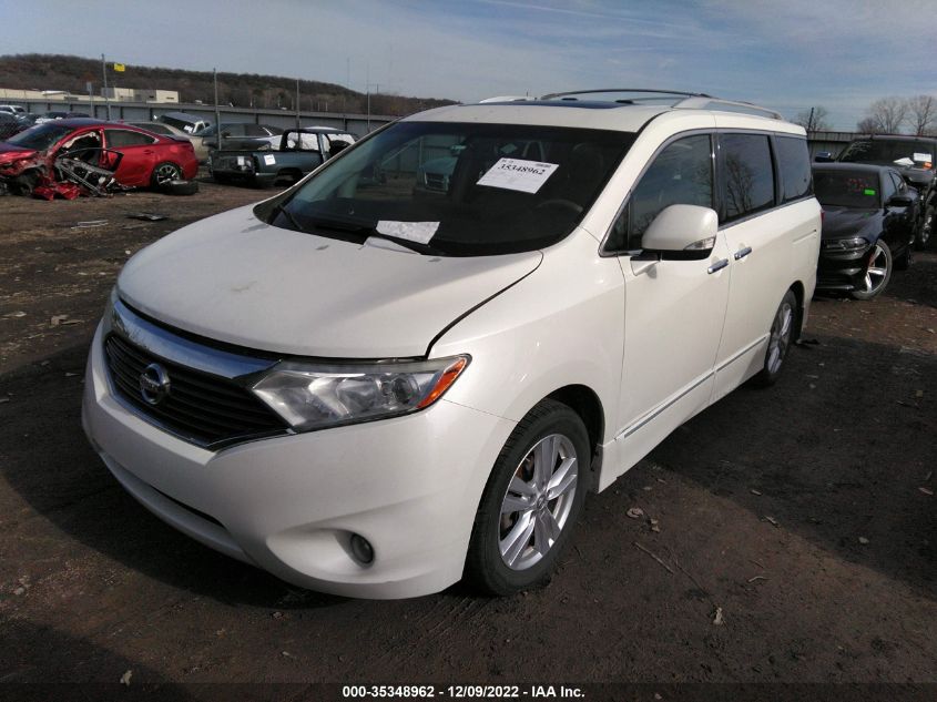 2013 NISSAN QUEST SL - JN8AE2KP2D9069239