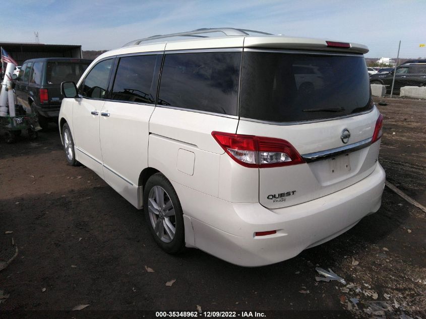 2013 NISSAN QUEST SL - JN8AE2KP2D9069239